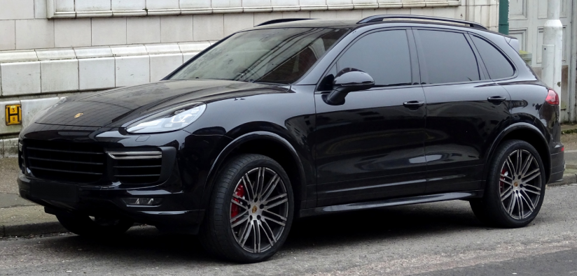 Black Porsche Cayenne Car