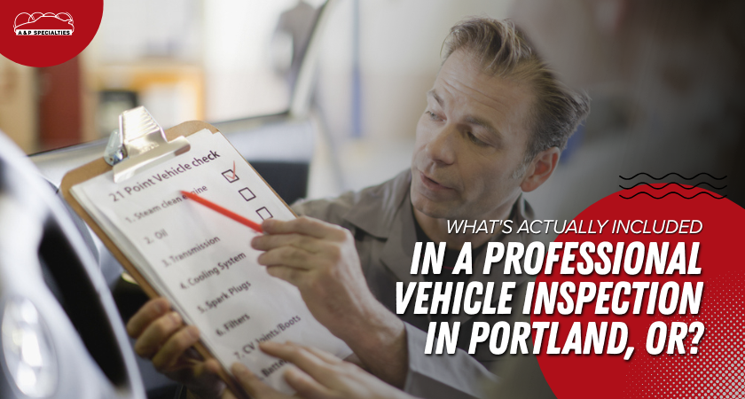 What’s Actually Included in a Professional Vehicle Inspection in Portland, OR?