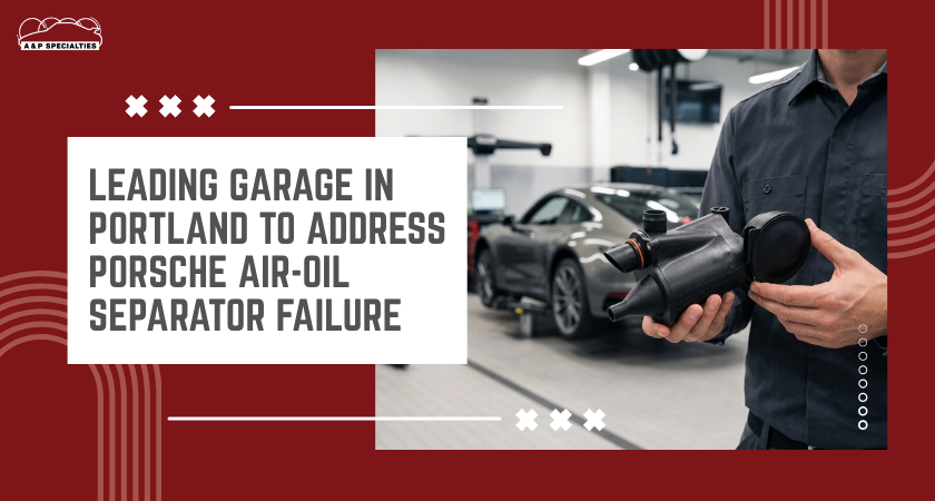 Leading Garage in Portland to Address Porsche Air-Oil Separator Failure
