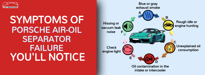 Symptoms of Porsche Air-Oil Separator Failure You'll Notice
