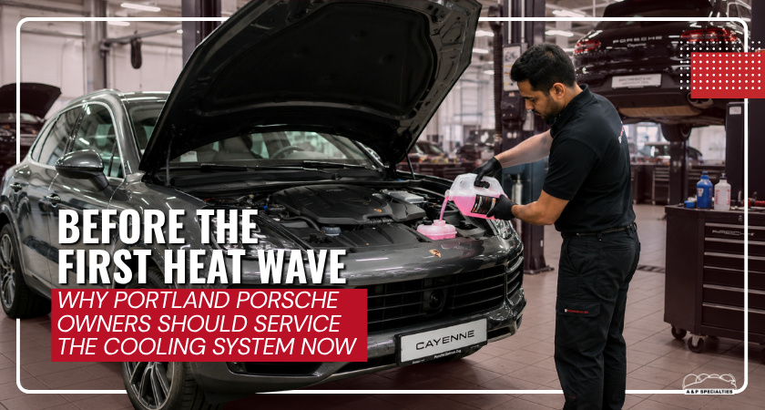 Before the First Heat Wave — Why Portland Porsche Owners Should Service the Cooling System Now