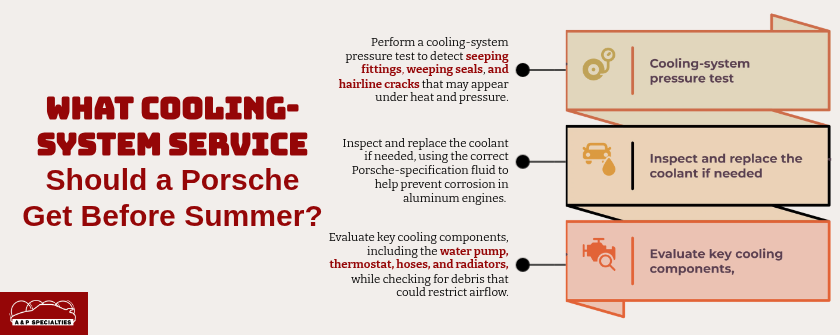 What Cooling System Service Should a Porsche Get Before Summer