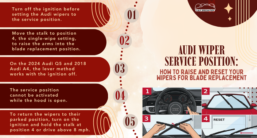 Audi Wiper Service Position - How to Raise and Reset Your Wipers for Blade Replacement